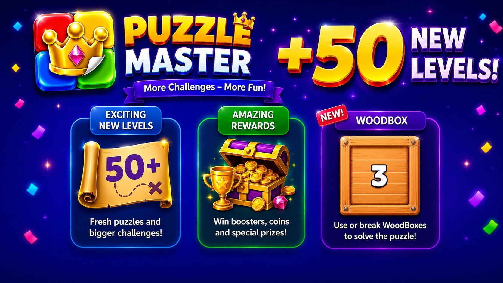 PUZZLE MASTER UPDATE IS HERE!